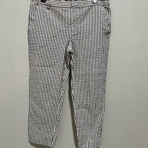 Ralph Lauren Cream and Brown Striped Pants